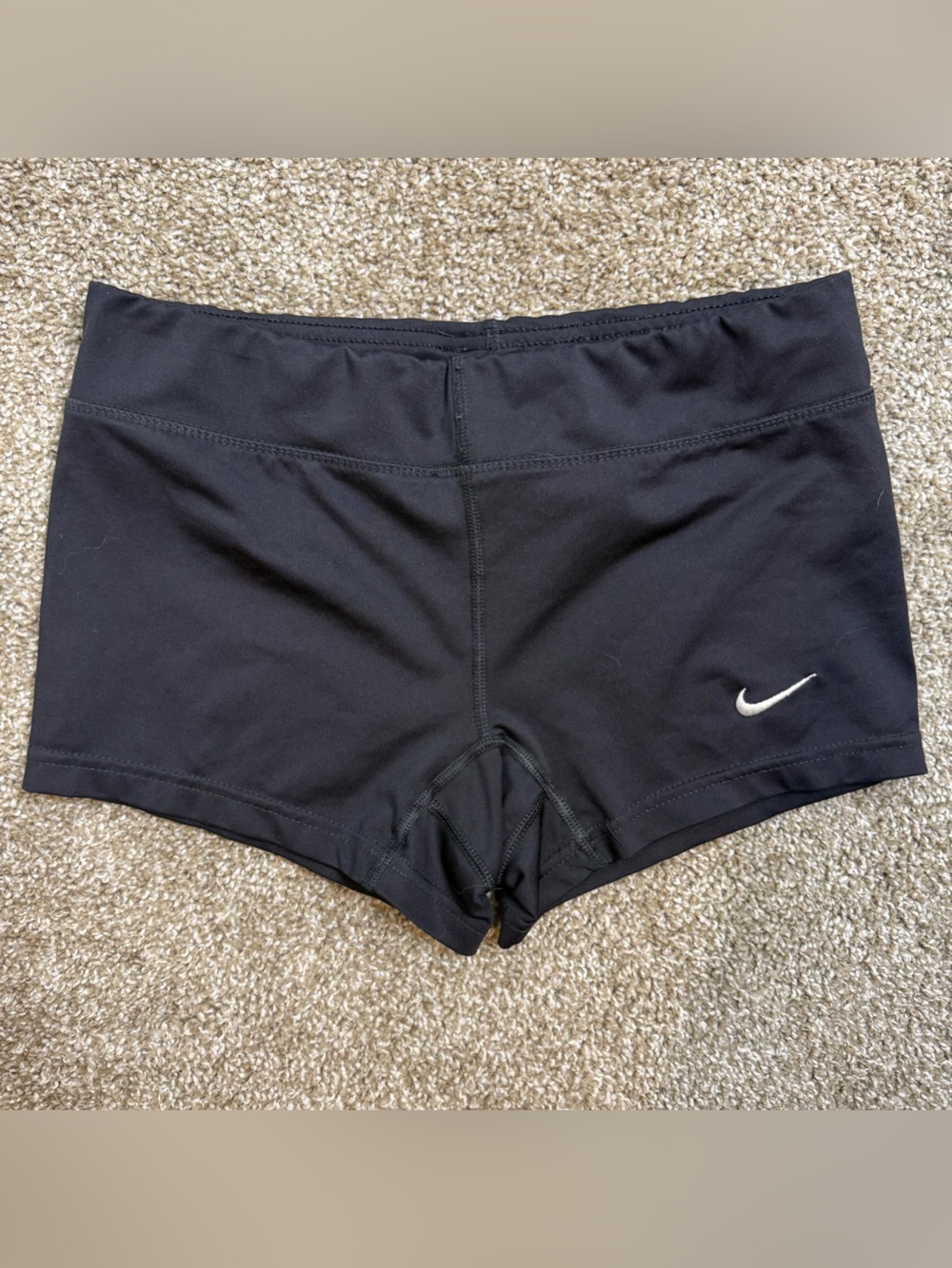Nike Black Athletic Shorts with Swoosh